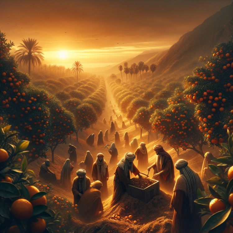 baul naranjas de oro