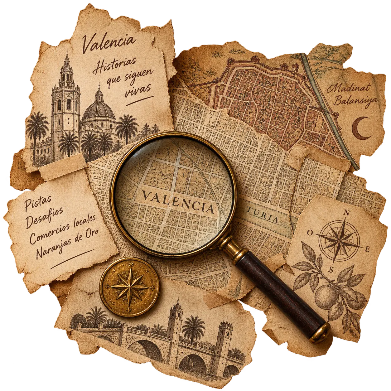 Mapa de Valencia y pistas de Tarong'ors