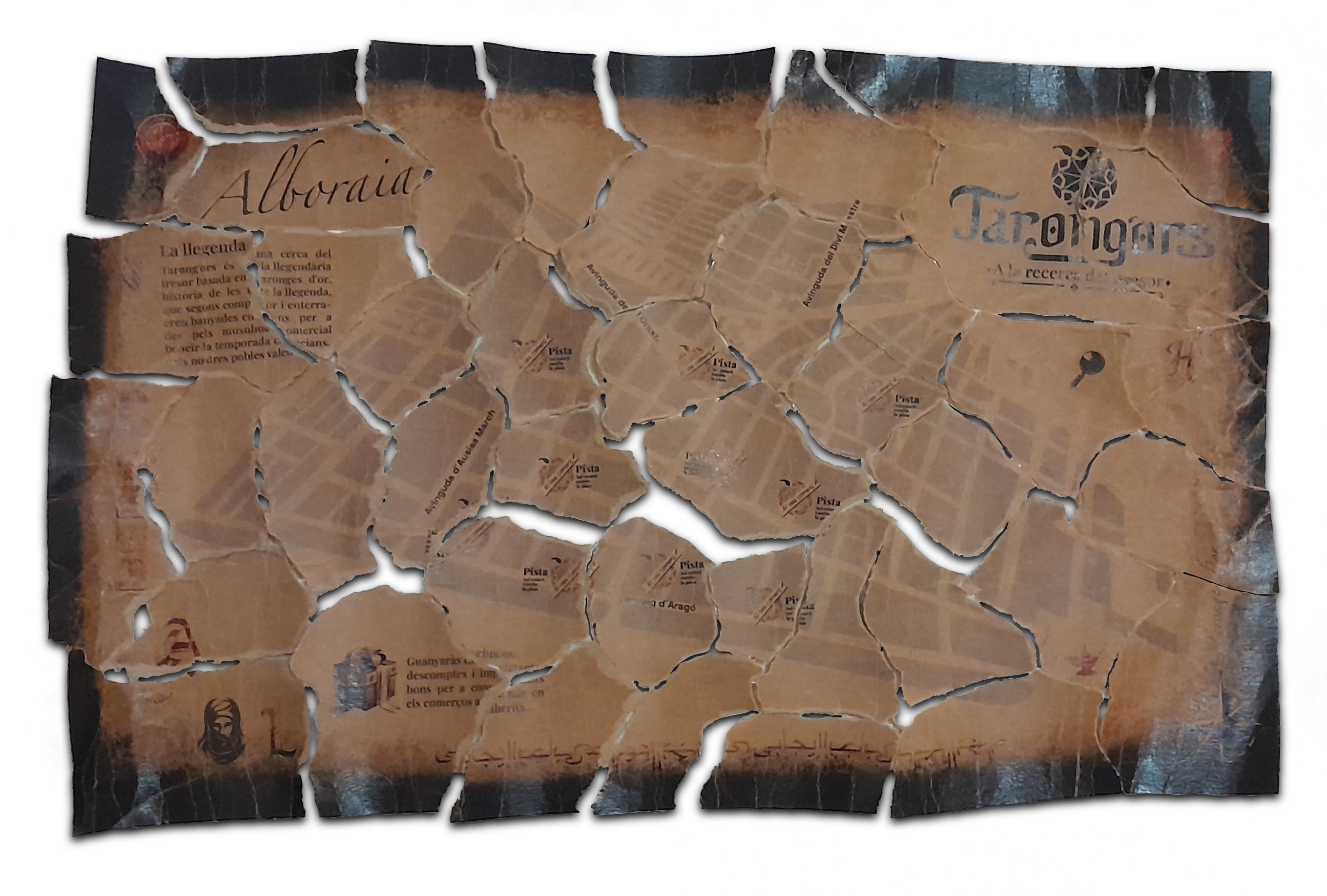 Mapa reconstruido Alboraya